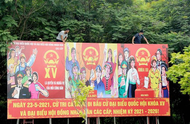 (Ảnh: Quang Quyết/TTXVN) Bầu cử Quốc hội: Tiền Giang bảo đảm để người dân an tâm đi bỏ phiếu ảnh 1