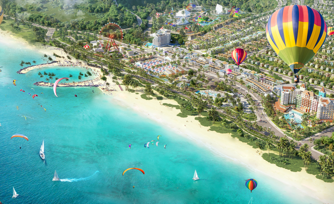 Phối cảnh dự án NovaWorld Phan Thiet 1,000ha tại Phan Thiết, Bình Thuận. (Nguồn: Vietnam+) Novaland đặt mục tiêu tuyển dụng hàng nghìn nhân sự đến năm 2025 ảnh 1