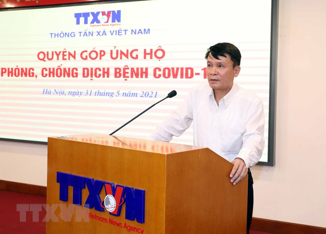 Cán bộ, nhân viên TTXVN chung tay ủng hộ công tác phòng, chống dịch ảnh 1