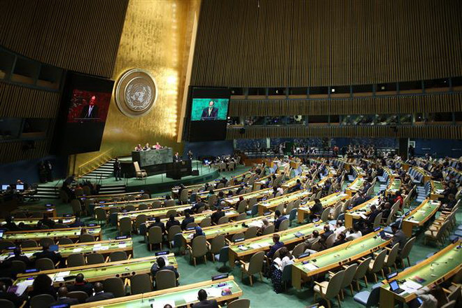 Đại hội đồng LHQ lần đầu thông qua nghị quyết về chống COVID-19 ảnh 1