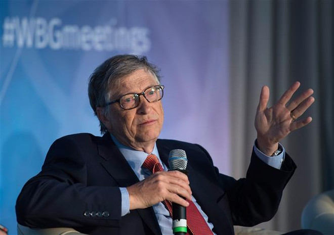 Tỷ phú Bill Gates. (Nguồn: AFP/TTXVN) Bill Gates kêu gọi G20 tài trợ nhiều hơn để nghiên cứu vắcxin COVID-19 ảnh 1