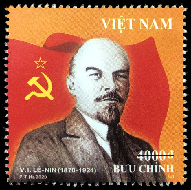 Phát hành bộ tem nhân kỷ niệm 150 năm ngày sinh V.I.Lenin ảnh 1