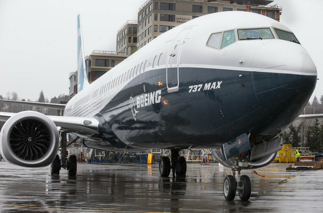 Máy bay Boeing 737 MAX 9 tại Renton, Washington (Mỹ) ngày 7/3. (Nguồn: AFP/TTXVN) Boeing vượt Airbus về đơn hàng tại Triển lãm Hàng không Paris 2017 ảnh 1