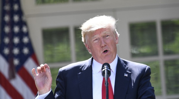 Tổng thống Mỹ Donald Trump phát biểu tại một sự kiện ở Washington, DC ngày 1/6. (Nguồn: AFP/TTXVN) Tổng thống Donald Trump lên tiếng khẳng định sự trong sạch ảnh 1