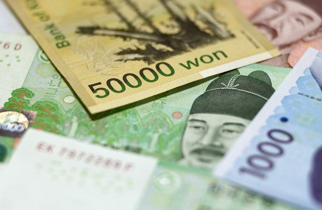 Đồng won Hàn Quốc. (Nguồn: businesskorea.co.kr) Hàn Quốc sẵn sàng đối phó với hàng rào thương mại của Mỹ ảnh 1