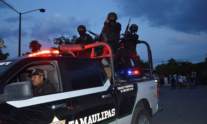Cảnh sát Mexico. (Nguồn: Reuters) Đấu súng dữ dội trong nhà tù Mexico khiến 7 người thiệt mạng ảnh 1