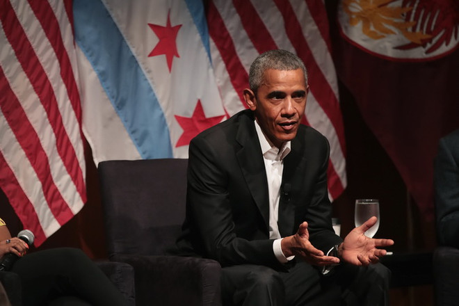 Ông Obama phản ứng về việc Mỹ quyết định rút khỏi Hiệp định Paris ảnh 1