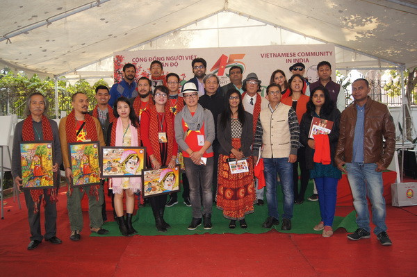 Hội trại giao lưu giữa các họa sỹ Việt Nam và Ấn Độ ảnh 2