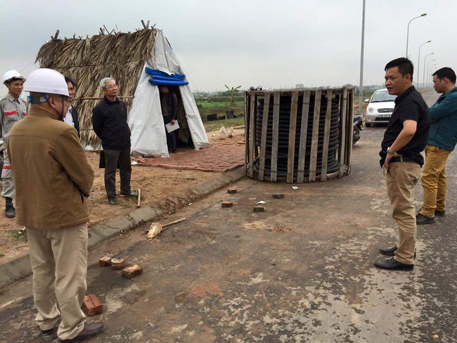 Công an huyện Mê Linh điều tra vụ mất 6 tấn cáp điện tại công trường ảnh 1