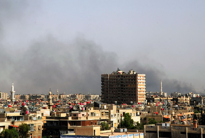 Liên quân Mỹ không kích mục tiêu quân sự tại Đông Syria ảnh 1