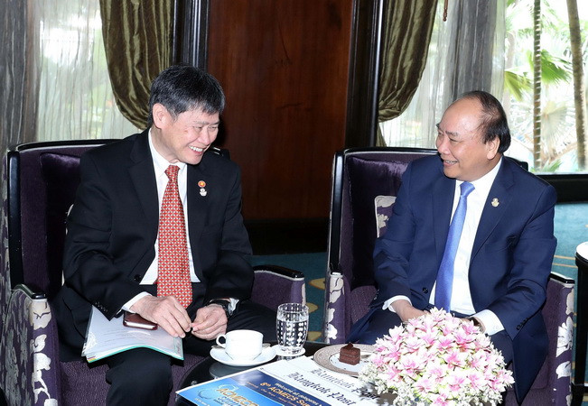 Thủ tướng tiếp xúc song phương bên lề hội nghị ACMECS 8 và CLMV 9 ảnh 3