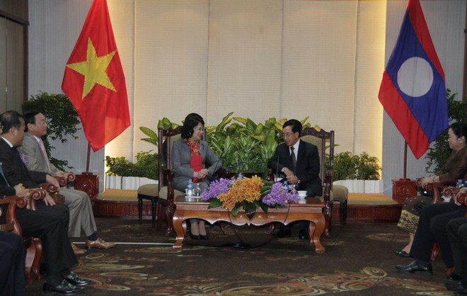 Phó Chủ tịch nước Đặng Thị Ngọc Thịnh kết thúc tốt đẹp chuyến thăm Lào ảnh 1