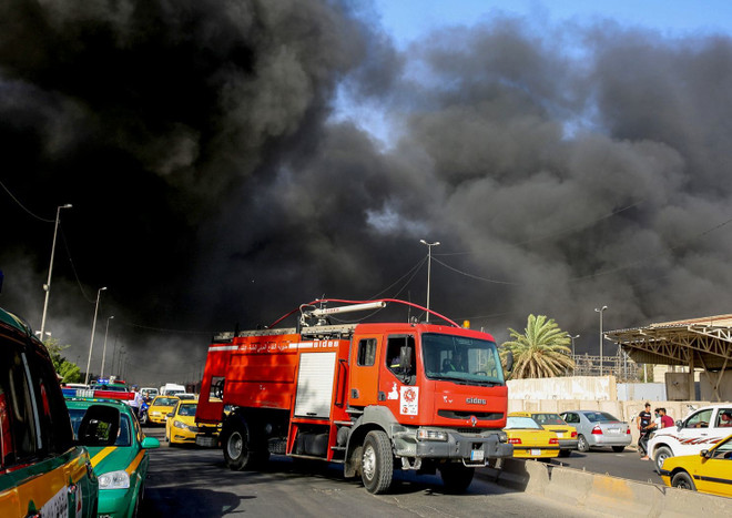 Iraq: Hỏa hoạn tại điểm chuẩn bị kiểm tra lại phiếu bầu ảnh 1