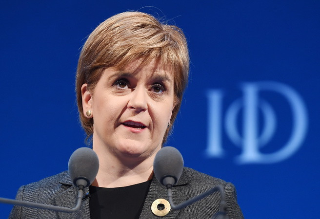 Thủ hiến Scotland Nicola Sturgeon tại thủ đô London, Anh ngày 27/9. (Nguồn: EPA/TTXVN) Scotland mong muốn ở lại thị trường chung EU hậu Brexit ảnh 1