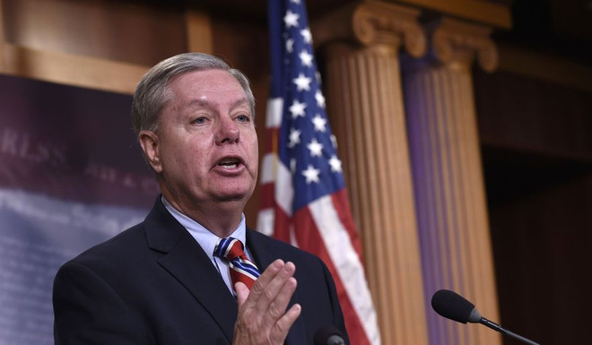 Thượng nghị sỹ Lindsey Graham. (Nguồn: AP) Thượng nghị sỹ Mỹ cáo buộc Nga tấn công chiến dịch tranh cử ảnh 1