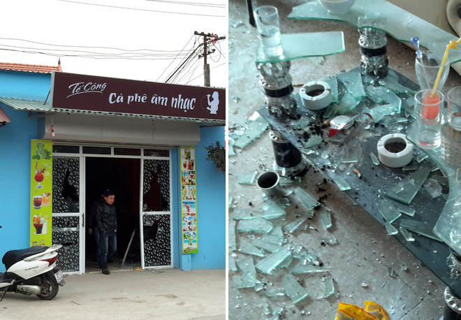 Hà Nội: Hàng chục đối tượng mang hung khí “tấn công” quán càphê ảnh 1