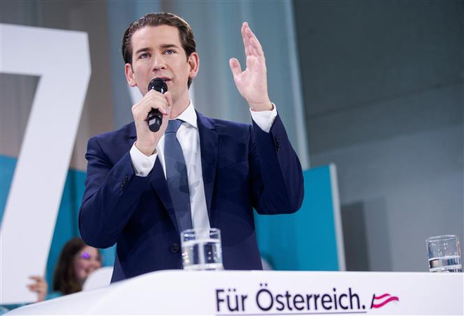 Tân Thủ tướng Áo 33 tuổi Sebastian Kurz tuyên thệ nhậm chức ảnh 1