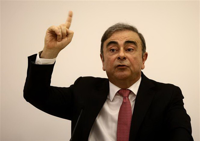 Cựu Chủ tịch hãng ôtô Motor Carlos Ghosn phát biểu tại cuộc họp báo ở Beirut, Liban ngày 8/1/2020. (Nguồn: THX/TTXVN) Ông Ghosn tiết lộ thông tin mới về vụ tẩu thoát khỏi Nhật Bản ảnh 1