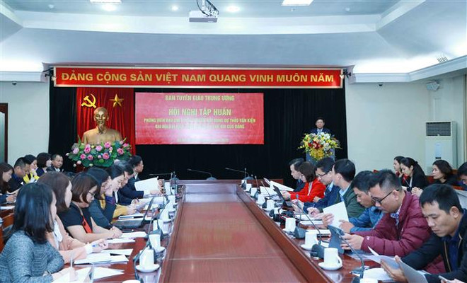 Tập huấn tuyên truyền nội dung dự thảo văn kiện Đại hội XIII của Đảng ảnh 2