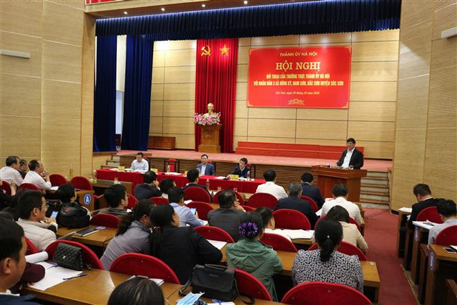 Hà Nội: Đối thoại gỡ vướng giải phóng mặt bằng bãi rác Nam Sơn ảnh 1