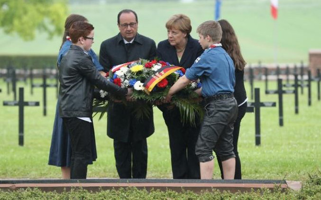 Pháp, Đức kêu gọi châu Âu đoàn kết nhân 100 năm trận Verdun ảnh 1