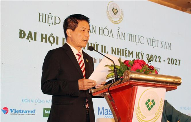 Ông Nguyễn Quốc Kỳ, Chủ tịch Hiệp hội Văn hóa Ẩm thực Việt Nam. (Ảnh: Mỹ Phương/TTXVN) Ông Nguyễn Quốc Kỳ tái cử Chủ tịch Hiệp hội Văn hóa Ẩm thực Việt Nam ảnh 1