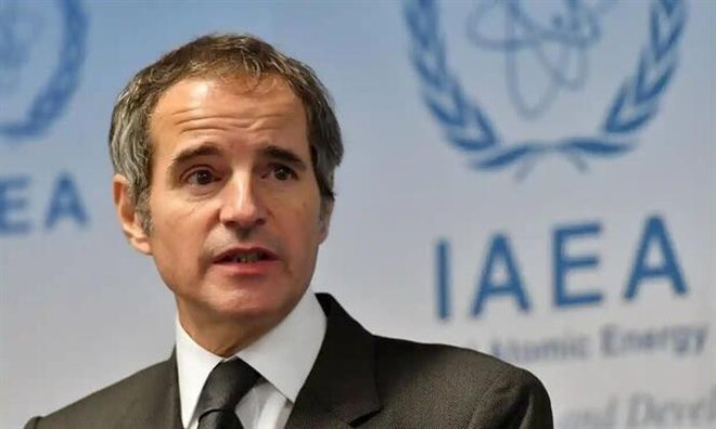 Tổng Giám đốc Cơ quan Năng lượng nguyên tử quốc tế (IAEA) Rafael Grossi . (Ảnh: IRNA/TTXVN) IAEA vẫn hi vọng về khả năng nối lại đàm phán hạt nhân Iran ảnh 1