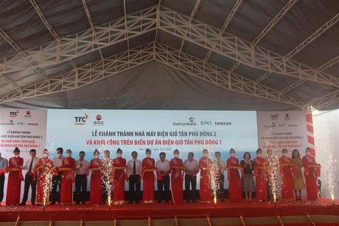 Tiền Giang đưa vào sử dụng Nhà máy Điện gió Tân Phú Đông 2 ảnh 1