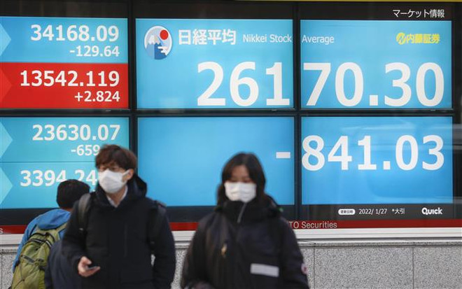 Khủng hoảng Ukraine kéo chứng khoán châu Á đi xuống trong phiên 7/3 ảnh 1