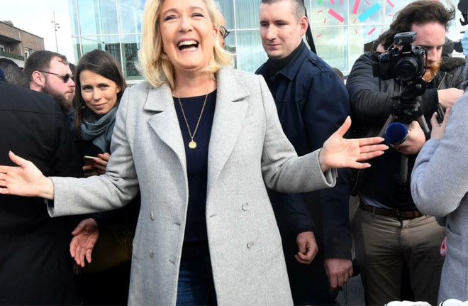 Thăm dò bầu cử Pháp: Bà Le Pen thu hẹp khoảng cách với ông Macron ảnh 1