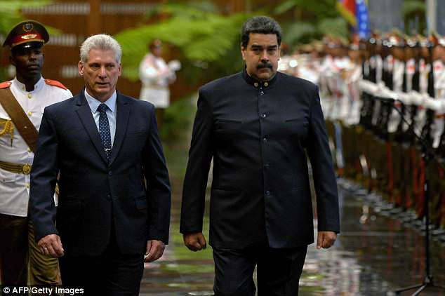 Chủ tịch Cuba Miguel Diaz-Canel thăm chính thức Venezuela ảnh 1