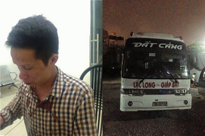 Phụ xe và hành khách ẩu đả trong khi xe khách đang chạy ảnh 1