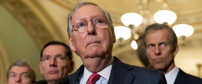 Thượng nghị sỹ Mitch McConnel. (Nguồn: EPA) Đảng Cộng hòa đề cử McConnel làm thủ lĩnh phe đa số tại Thượng viện ảnh 1