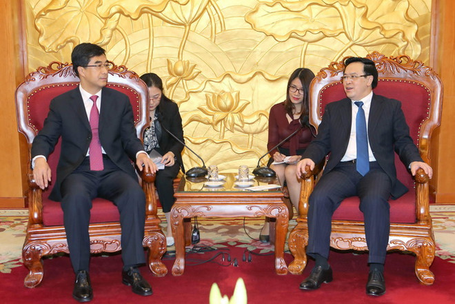 Trưởng Ban Đối ngoại TW tiếp Đoàn đại biểu thanh niên Trung Quốc ảnh 1