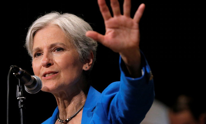 Bà Jill Stein. (Nguồn: Reuters) Bầu cử Mỹ: Đảng Xanh yêu cầu kiểm lại phiếu tại bang Wisconsin ảnh 1