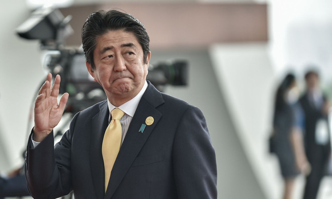 Thủ tướng Nhật Bản Shinzo Abe. (Nguồn: Getty Images) Thủ tướng Nhật Bản Shinzo Abe gặp ông Donald Trump trong ngày hôm nay ảnh 1