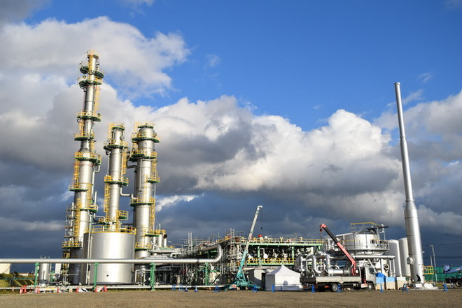 Hệ thống thu hồi CO2. (Ảnh: Nguyễn Tuyến/Vietnam+) Công nghệ đột phá giúp giảm khí thải gây hiệu ứng nhà kính ảnh 3