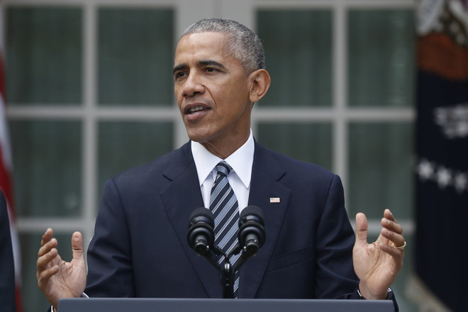 Tổng thống Mỹ Barack Obama tại thủ đô Washington, Mỹ ngày 9/11. (Nguồn: AP/TTXVN) Tổng thống Mỹ Barack Obama thúc giục giảm nợ cho Hy Lạp ảnh 1