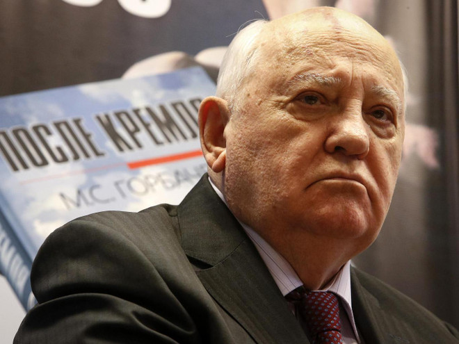 Nhà lãnh đạo cuối cùng của Liên bang Xôviết Mikheil Gorbachev. (Nguồn: Reuters) Ông Gorbachev: Tổng thống Trump có thể sẽ cải thiện quan hệ Nga-Mỹ ảnh 1