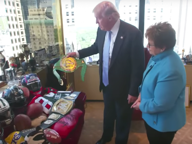 (Nguồn: YouTube/Wall Street Journal) Khám phá văn phòng làm việc của ông Donald Trump ở Manhattan ảnh 7