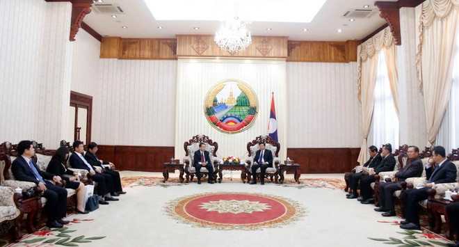 Thủ tướng Lào đánh giá cao sự hỗ trợ và giúp đỡ của TTXVN ảnh 2