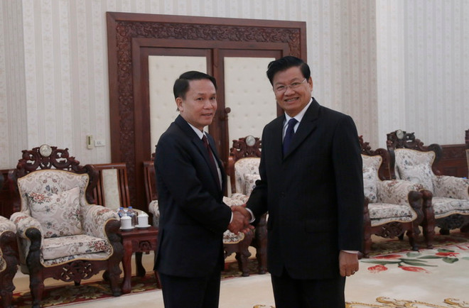 Thủ tướng Lào đánh giá cao sự hỗ trợ và giúp đỡ của TTXVN ảnh 1