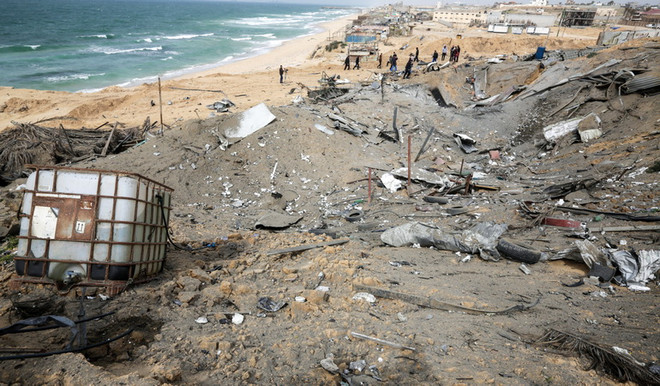 Israel tấn công trạm kiểm soát an ninh của Hamas ở Dải Gaza ảnh 1