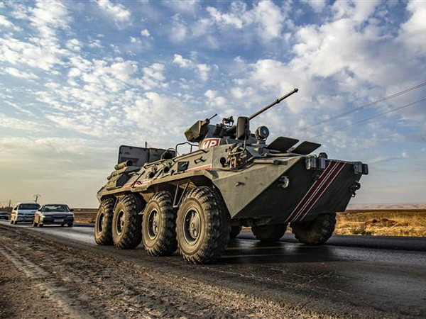 Nga tăng cường xe bọc thép hỗ trợ lực lượng quân cảnh tại Syria ảnh 1