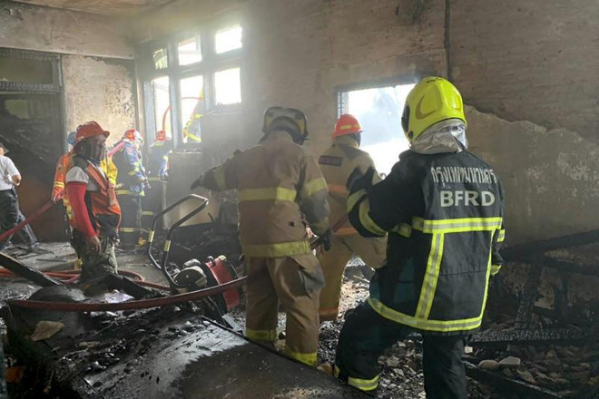 Hỏa hoạn trong khuôn viên Đại sứ quán Indonesia ở Thái Lan ảnh 1