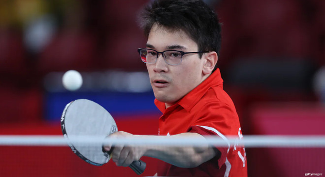 Vận động viên Ian Seidenfeld. (Nguồn: Getty Images) Vận động viên tí hon người Mỹ giành HCV bóng bàn tại Paralympic Tokyo ảnh 1