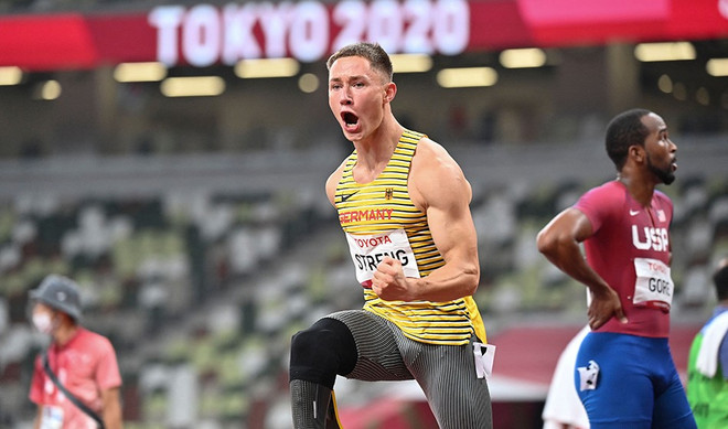 Vận động viên Felix Streng. (Nguồn: Getty Images) Felix Streng giành chiến thắng trên đường chạy 100m tại Paralympic ảnh 1