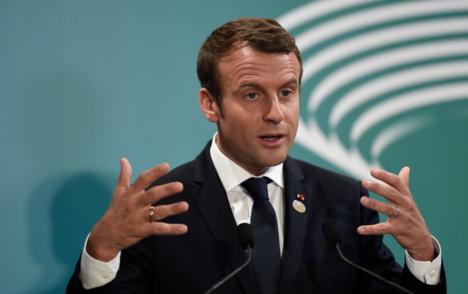 Tổng thống Pháp Emmanuel Macron gặp thủ lĩnh phe đối lập Syria ảnh 1