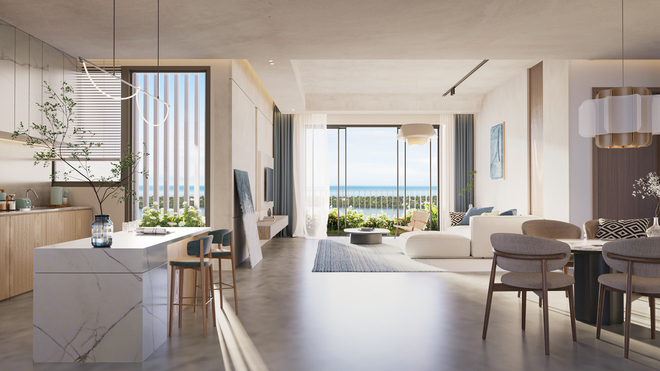 Sống resort tại Seaview Residences. (Nguồn: Vietnam+) ecopark_8.png