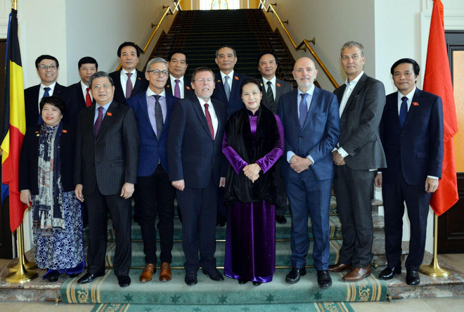 Chủ tịch Quốc hội mong muốn Bỉ tiếp tục ủng hộ việc phê chuẩn EVFTA ảnh 1